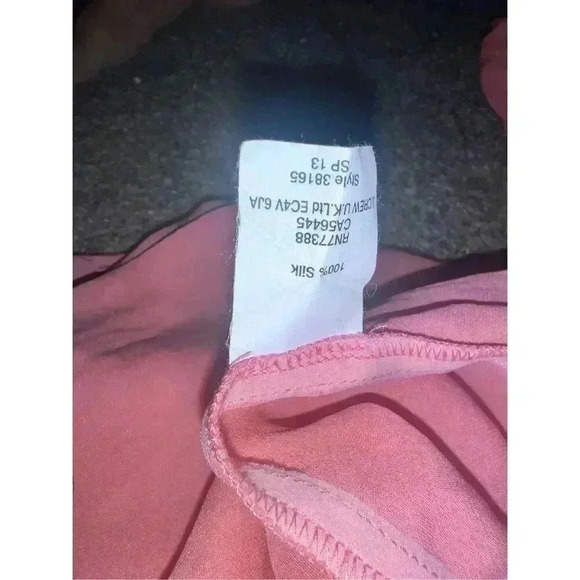 Jcrew blouse size 10 peach pink color - Picture 4 of 4
